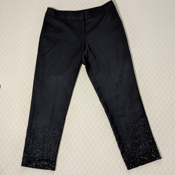 Talbots Wool Lined Dress Pants w Beaded Cuffs - Picture 1 of 8
